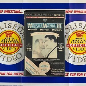WWF Wrestlemania 3 VHS